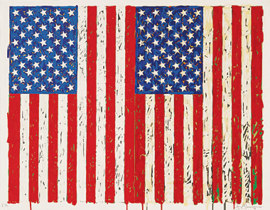 Jasper Johns, Flags I, 1973