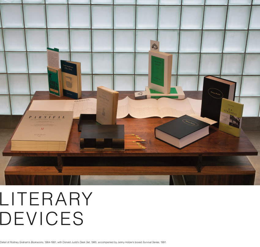 LITERARY DEVICES. On view October 11, 2014 - January 25, 2015