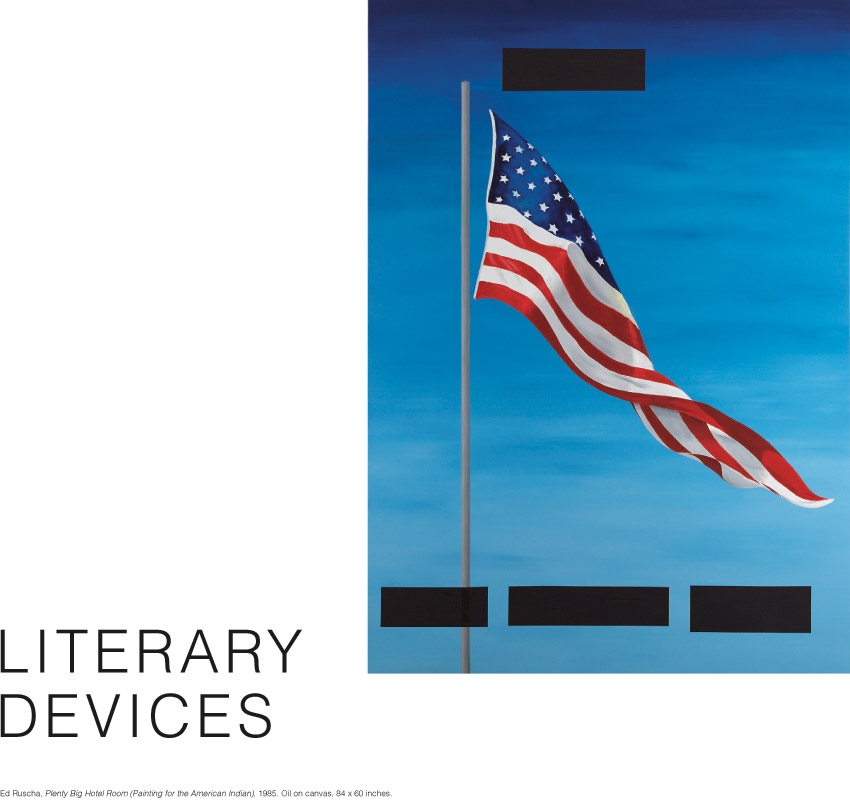 LITERARY DEVICES. On view October 11, 2014 - January 25, 2015