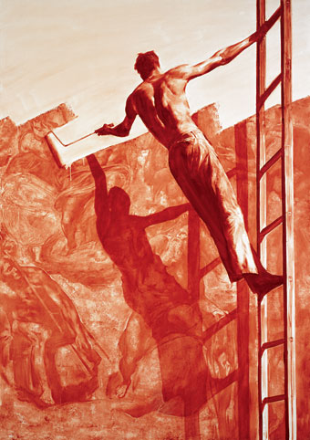 Mark Tansey, Triumph Over Mastery II, 1987